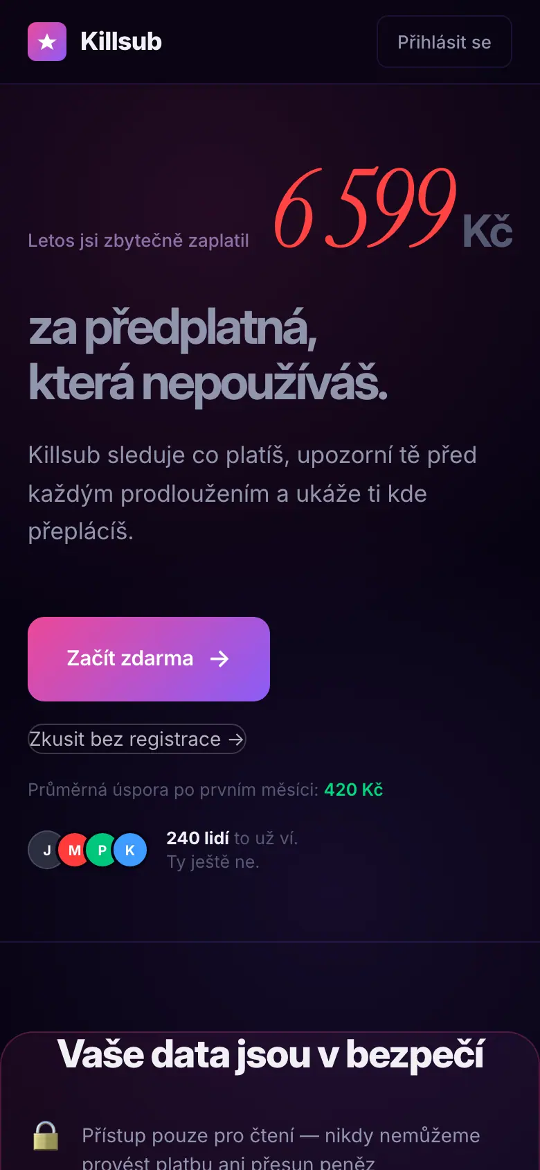 Killsub — obrazovka 3